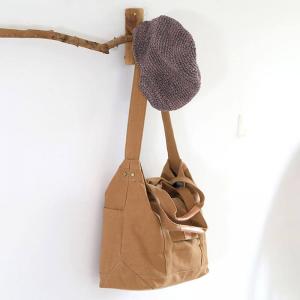 Patched Pockets Canvas Handbag 90s Casual Shoulder Bag