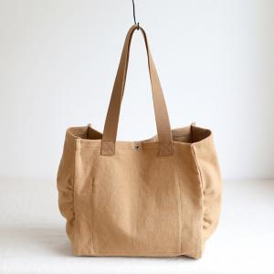 Solid Color Cotton Canvas Bag Casual Teacher Bag