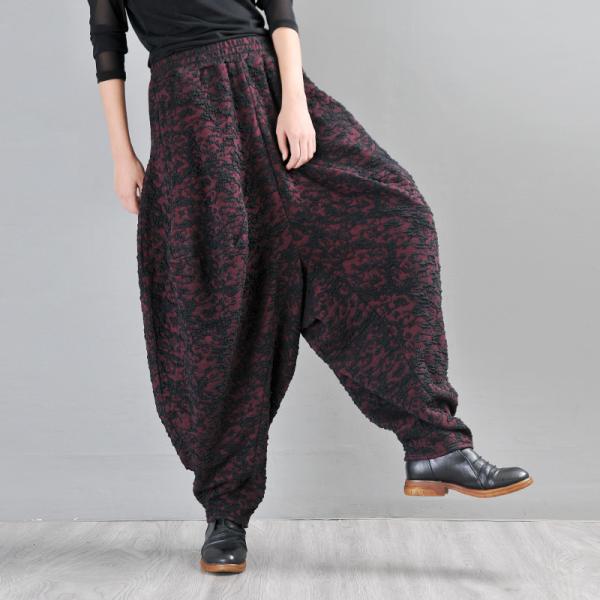 Street Fashion Jacquard Elephant Pants Kitting Cotton Thai Pants