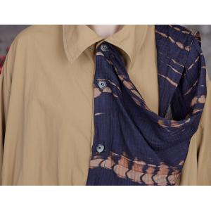 Casual Business Draped Collar Trench Coat Khaki Designer Coat