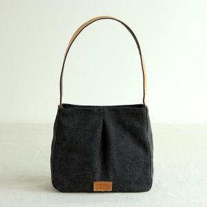 Minimalist Fashion Plain Cotton Bag Leather Strap Teacher Handbag