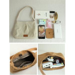 Minimalist Fashion Plain Cotton Bag Leather Strap Teacher Handbag