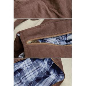 Original Design Cotton Linen Plain Hobo Bag