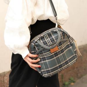 Street Style Canvas Versatile Handbag Plain Boho Bag