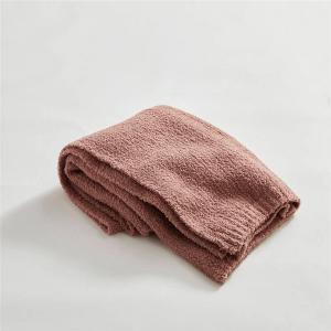 Solid Colors Air Conditioning Blanket Winter Fleeced Soft Throw