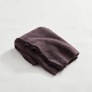 Solid Colors Air Conditioning Blanket Winter Fleeced Soft Throw