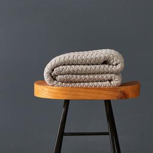 Wool Blend Chunky Knitting Throw Winter Warm Sofa Blanket