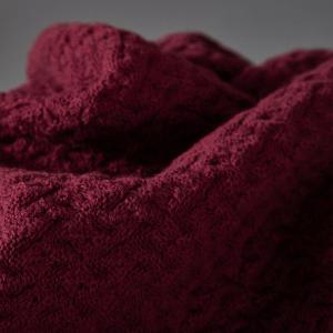 Wool Blend Chunky Knitting Throw Winter Warm Sofa Blanket