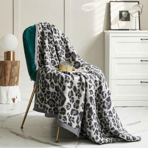 Cheetah Printed Soft Blanket Autumn Office Throw