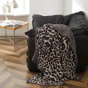Cheetah Printed Soft Blanket Autumn Office Throw
