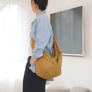 Washed Cotton Yellow Boho Bag Womens Beach Bag