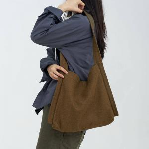 Easy-Match Woolen Tote Bag Sets Causal Tweed Bags