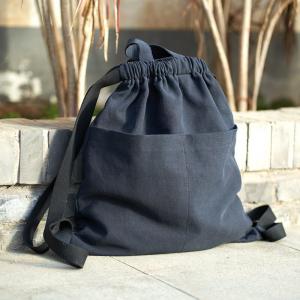 Chunky Cotton Black Backpacks Casual Unisex Satchel