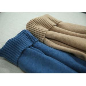 Solid Color Oversized Turtleneck Sweater Chunky Wool Knitwear