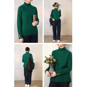 Soft Basolan Wool Sweater Plain High Collar Knit Pullover