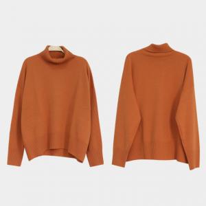 Cozy Korean Turtleneck Sweater Wool Plus Size Sweater