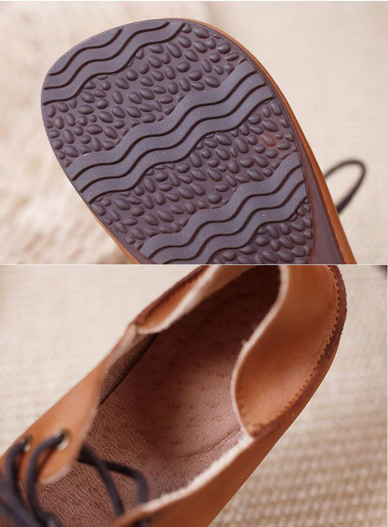 cowhide slip on shoes