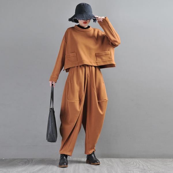 Street Fashion Cotton Slouchy Pants Womens Customized Harem Pants