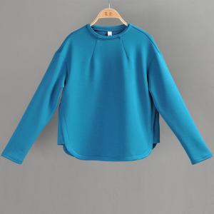 Street Style Cotton Sweatshirt Womens Long Sleeves T-shirt