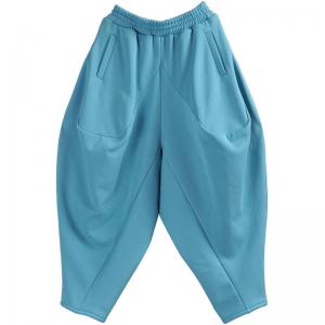 Street Fashion Cotton Slouchy Pants Womens Customized Harem Pants