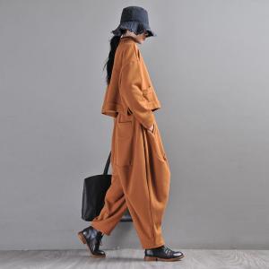 Street Fashion Cotton Slouchy Pants Womens Customized Harem Pants