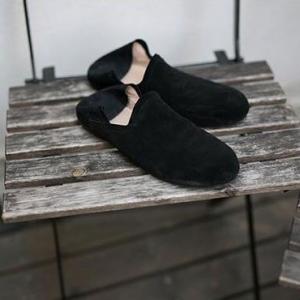 Super Soft Cowhide Leather Flats Unisex Summer Slip-On Sandals