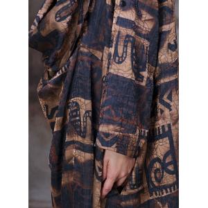 Over 50 Style Heap Collar Dress Maxi Floral Dress