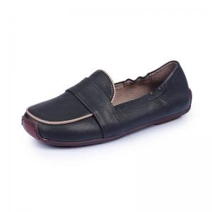 Business Casual Gommino Shoes Leather Granny Flats