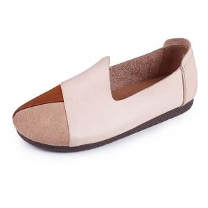 Multi-Colored Leather Vintage Slip Ons for Women