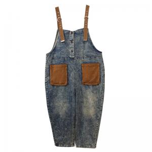 Colorful Pockets Adjustable Straps Overalls Womens Bib Overalls