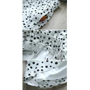 Summer Fashion Polka Dot Pants Cotton Linen Wide Leg Pants