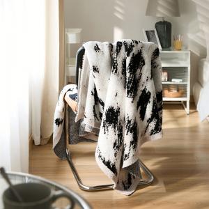 Lovely Cow Prints Fluffy Blanket Cozy Warm Bedding Throw