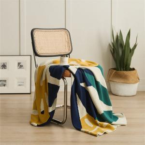 Huge Leaf Patterns Cotton Blanket Throw Summer Camping Blanket