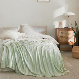 Bamboo Fiber Summer Blanket Pastel Colored Cozy Throw