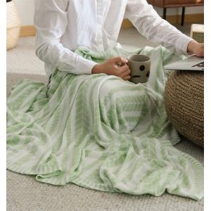 Bamboo Fiber Summer Blanket Pastel Colored Cozy Throw