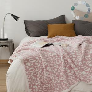 Modern Style Leopard Blanket Comfy Fleece Throw