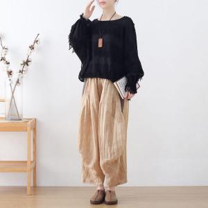 City Chic Cotton T-shirt Neutral Colored Fringed Blouse