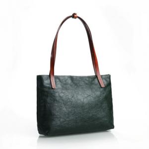 Street Chic Cowhide Leather Teacher Tote Bag