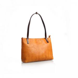 Street Chic Cowhide Leather Teacher Tote Bag