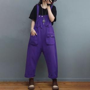 90s Trendy Straight Leg Overalls Pockets Décor Jean Bib Overalls