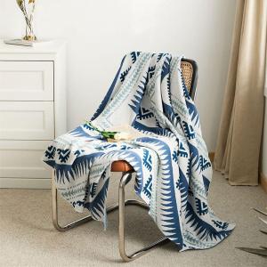 Abstract Prints Cotton Couch Throw Soft Cotton Beddings