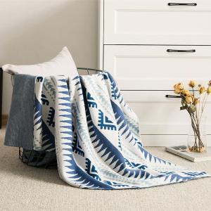 Abstract Prints Cotton Couch Throw Soft Cotton Beddings