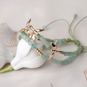 Aventurine Chinese Bracelets Handmade Long Bracelets