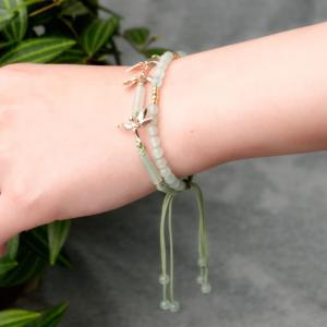 Aventurine Chinese Bracelets Handmade Long Bracelets