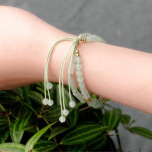 Aventurine Chinese Bracelets Handmade Long Bracelets