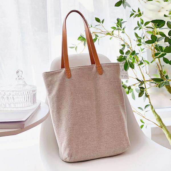 Minimalist Fashion Canvas Vertical Tote Bag