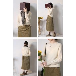 Pastel Colors Sheep Wool Sweater Winter Lilac Knitwear