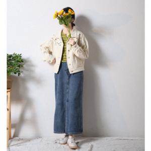 Street Chic Floral Embroidery Jacket Apricot Denim Jacket