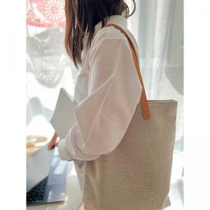 Minimalist Fashion Canvas Vertical Tote Bag