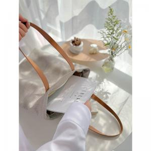Minimalist Fashion Canvas Vertical Tote Bag